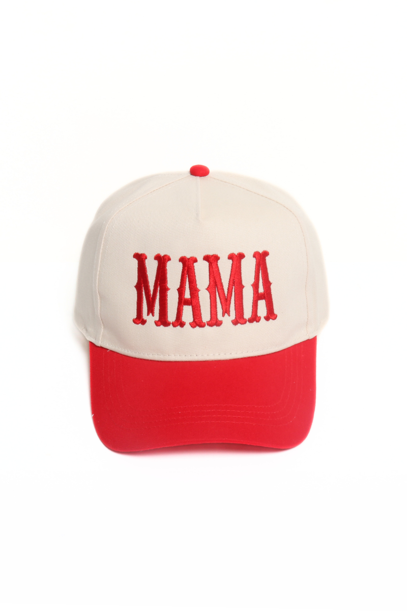 Embroidered MAMA Hat (7 Panel)