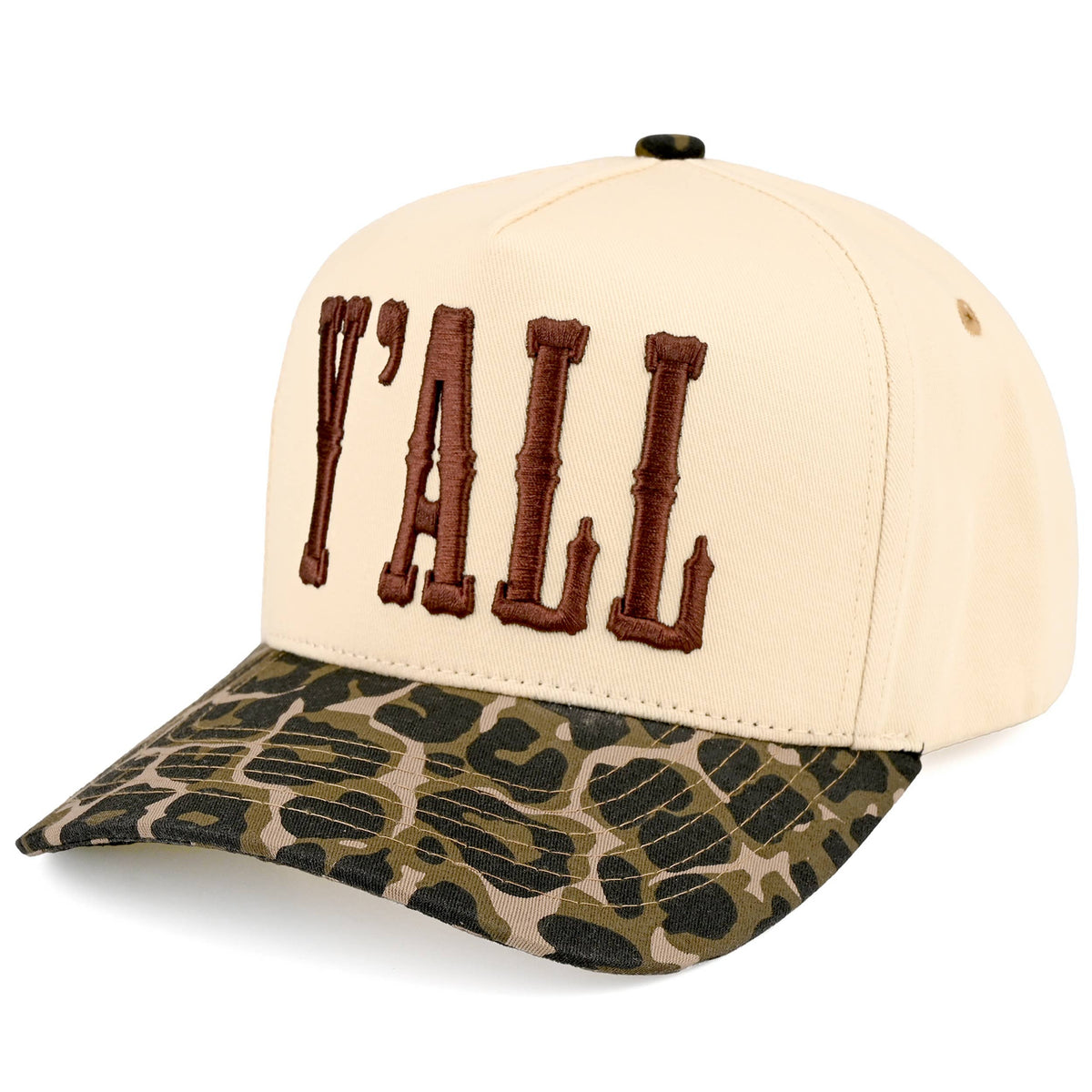 Y'ALL Embroidered Two Tone Trucker Hat