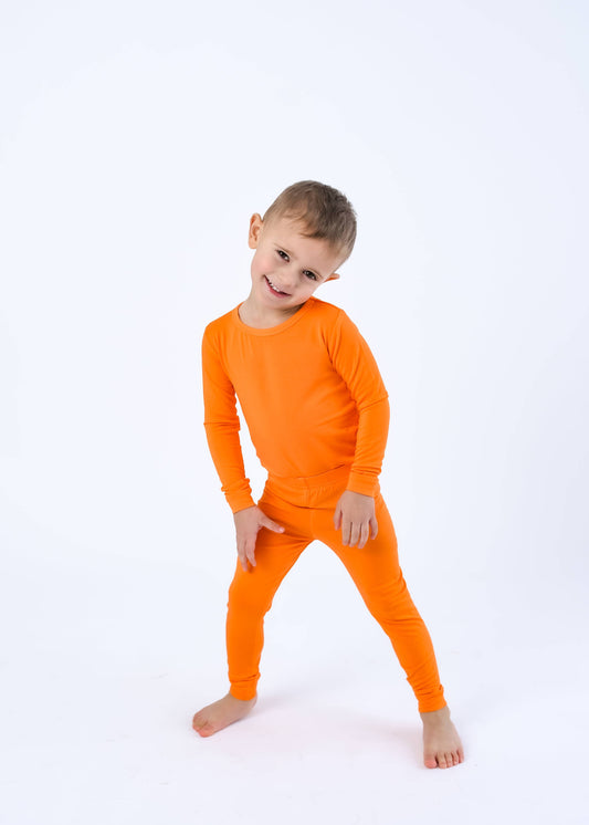 Pumpkin | Long Sleeve Pajamas