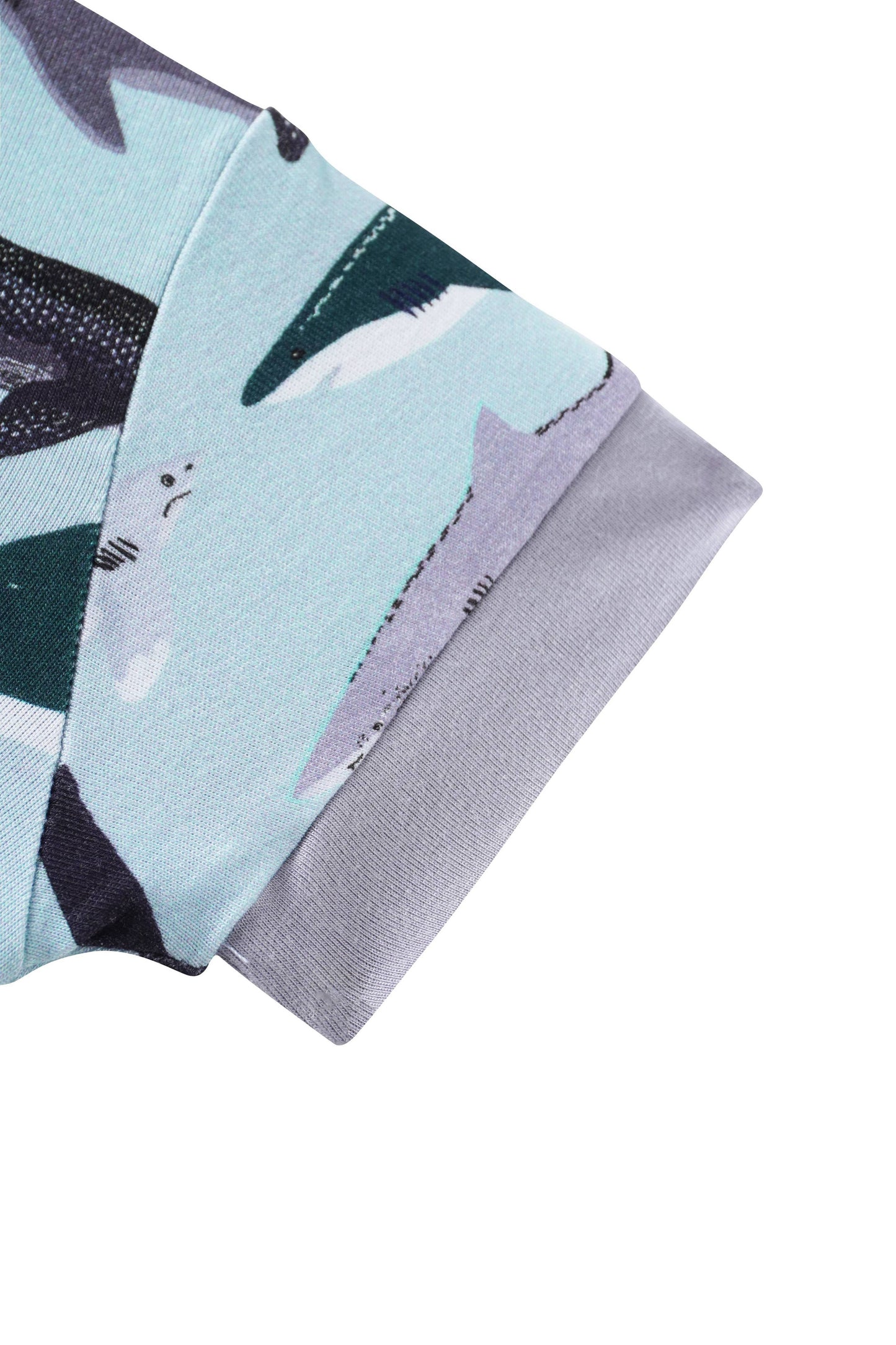 Shark Attack Bamboo Shorty Romper