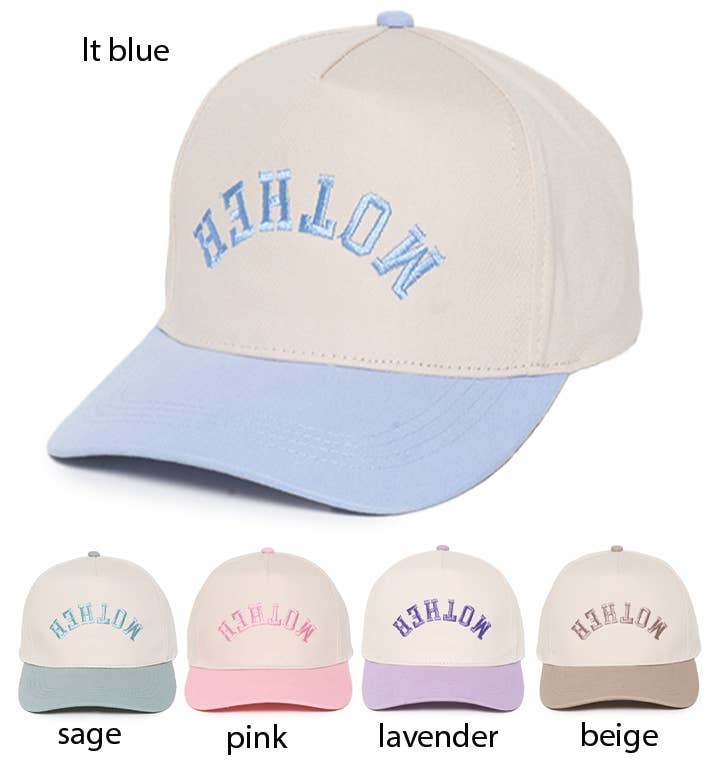 Upside Down Embroidered MOTHER Trucker Hat