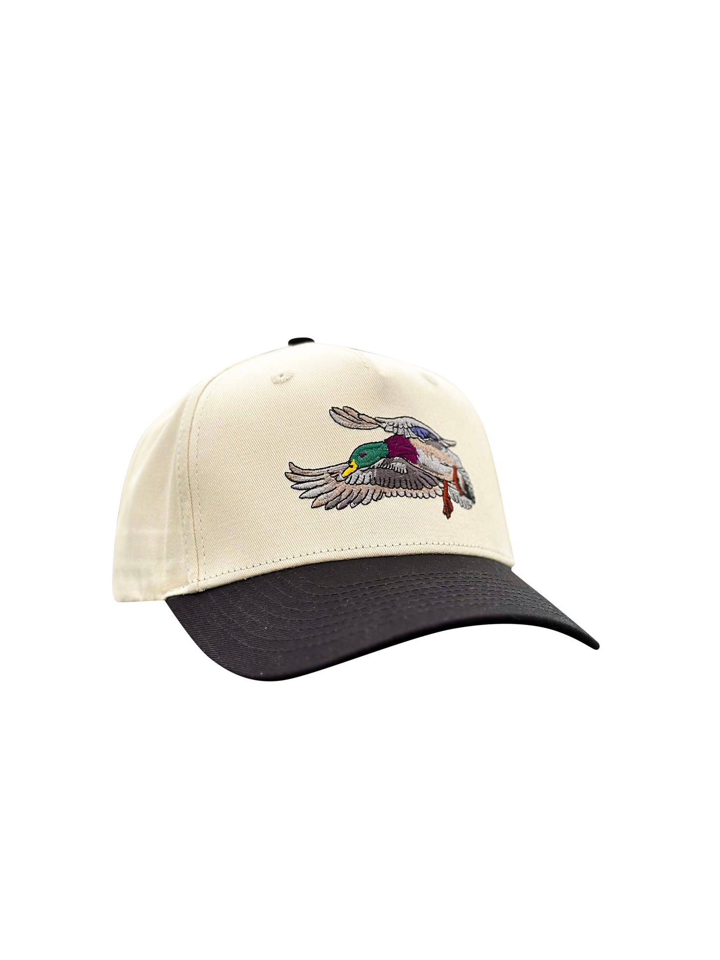 Cream/Black Mallard Trucker