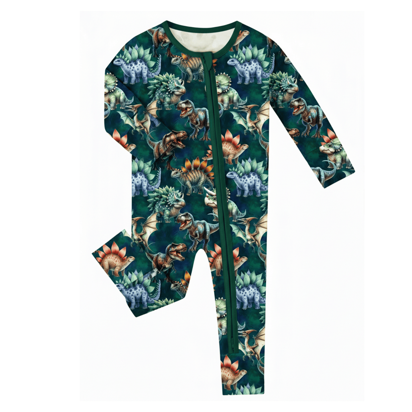 Charlie Play Jurassic Dreams - Bamboo Lyocell Zippy Romper
