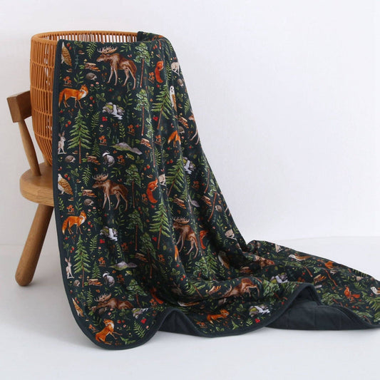 Wood You Be My Friend Toddler Quilted Blanket 60”x40”