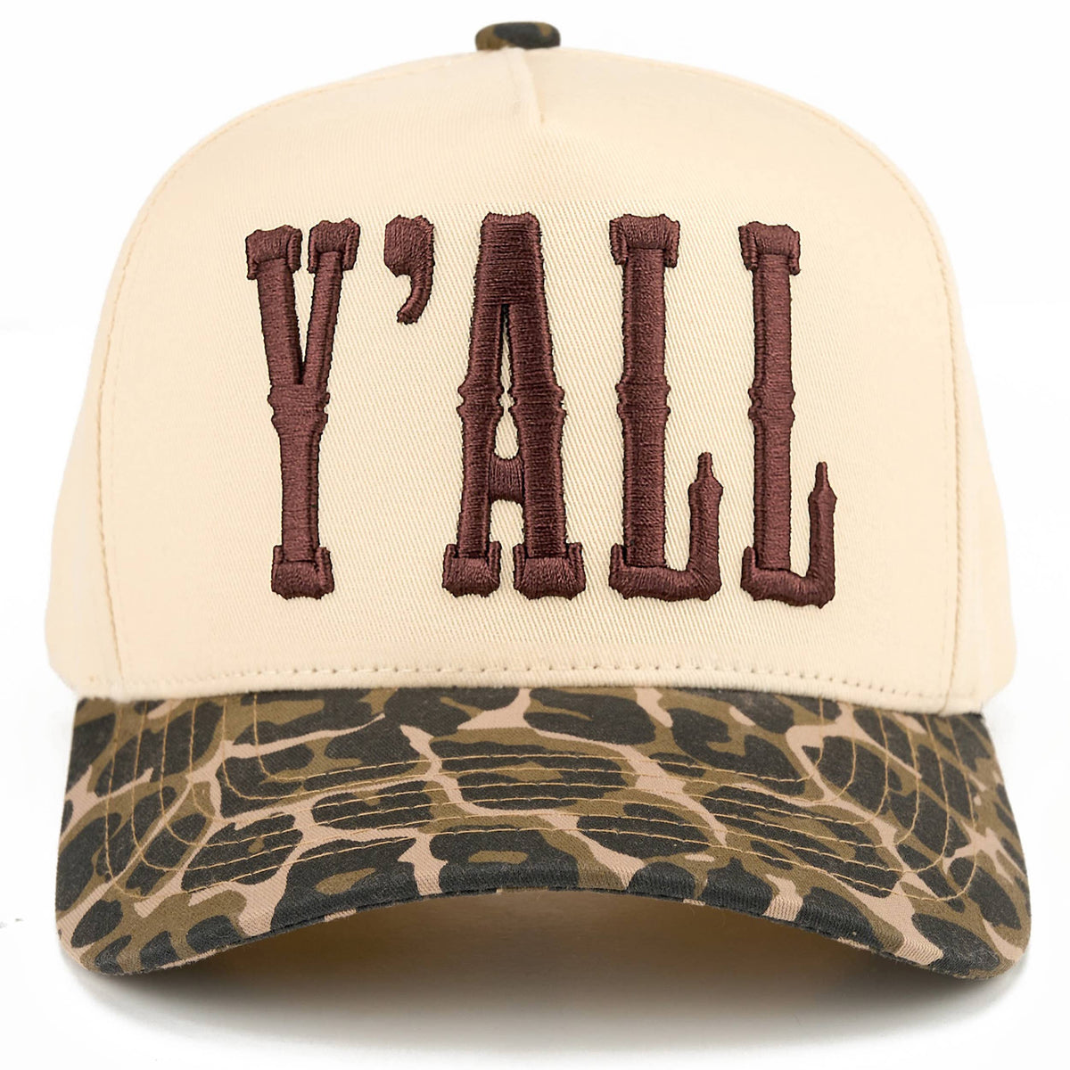 Y'ALL Embroidered Two Tone Trucker Hat